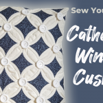 how to make a cathedral window cushion